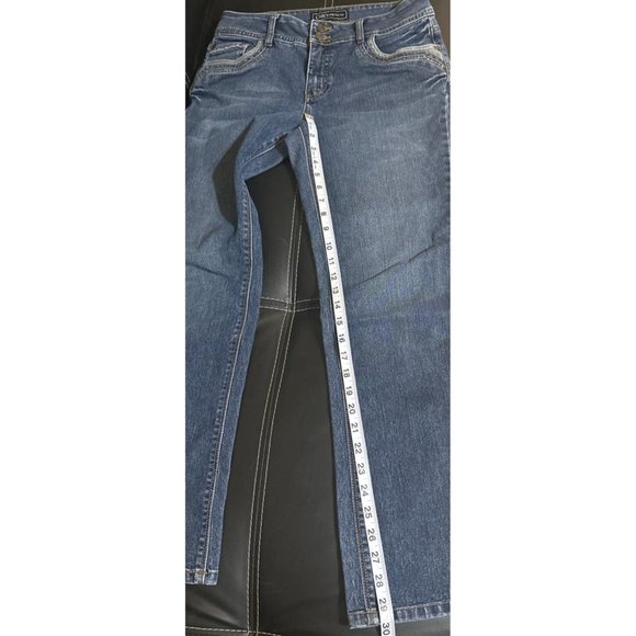 Cato Premium Bootcut Denim Jeans Mid Rise Women's 10P (32X30) Cotton Blend - Picture 11 of 13